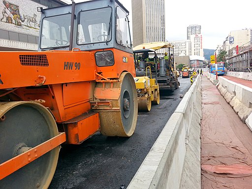 Road Construction In Cape Town City Center 1
