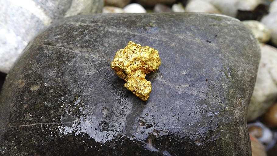 Gold Gold Nugget Nugget Natural Gold Valuable