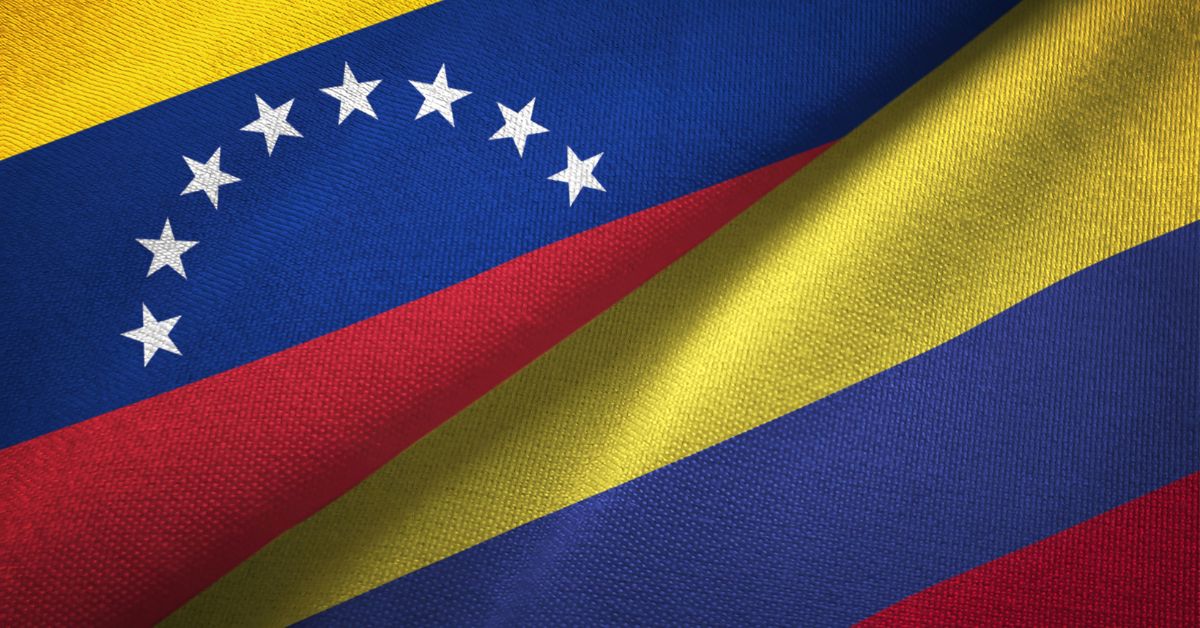 Colombia Venezuela Banderas