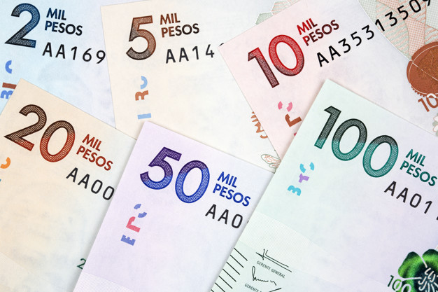 Dinero Colombiano Peso Superficie Negocios 52793 1037