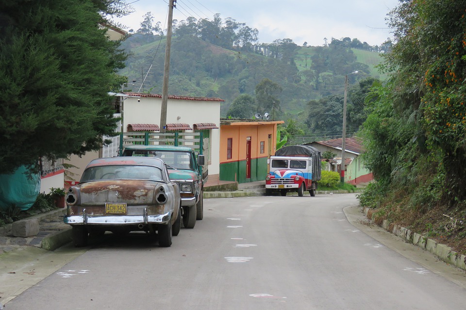 Colombia Abandoned Car